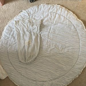 MakeMake Organics Organic Cotton Quilted Reversible Play Mat